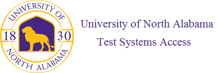 UNA Test Systems Sign In Page